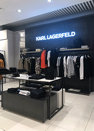 Открытие корнеров Karl Lagerfeld 